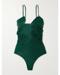 Christopher Esber - Venus Faux Pearl-Embellished Cutout Stretch-Jersey Bodysuit - Lyst
