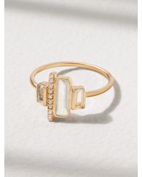 Melissa Joy Manning - Cityscape 14-Karat Recycled, Aquamarine And Diamond Ring - Lyst