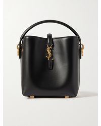 Saint Laurent - Le 37 Mini Beuteltasche Aus Leder - Lyst