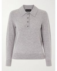 Nili Lotan - Prescott Cashmere Polo Shirt - Lyst
