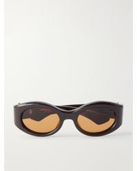 Jacques Marie Mage - Gia Oversized Oval-Frame Acetate Sunglasses - Lyst