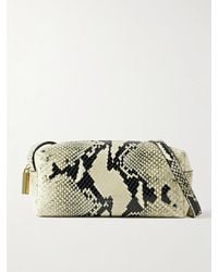 KHAITE - Sac Porté Épaule En Cuir Effet Serpent Kye Mini - Lyst