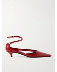 TOTEME - Cutout Patent-Leather Pumps - Lyst