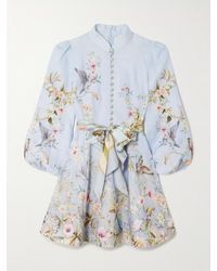 Zimmermann - Short Dresses - Lyst