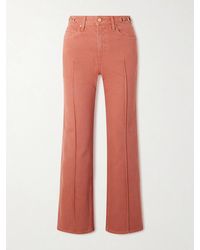 Ulla Johnson - Agatha Embellished High-Rise Straight-Leg Jeans - Lyst