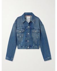 Acne Studios - Distressed Denim Jacket - Lyst