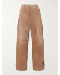 Fortela - Pantalon Treillis Large Taille Haute En Jean Junia - Lyst