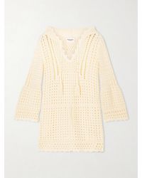 Isabel Marant - Zelnie Crocheted Cotton-Blend Mini Dress - Lyst