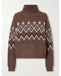 Lisa Yang - Gudrun Fair Isle Cashmere Turtleneck Sweater - Lyst