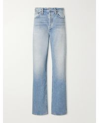 Agolde - Kelly High-Rise Straight-Leg Jeans - Lyst