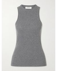 Lisa Yang - Amaya Cotton And Cashmere-Blend Tank Top - Lyst
