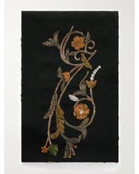 Dries Van Noten - Sequin-Embellished Embroidered Crepe Scarf - Lyst