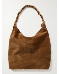 Saint Laurent - Amalia Medium Suede Tote - Lyst