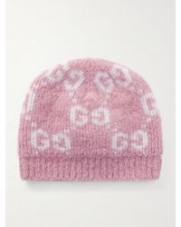 Gucci - Jacquard-Knit Alpaca-Blend Beanie - Lyst
