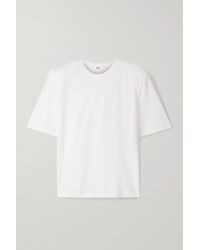 Frankie Shop Carrington Organic Cotton-jersey T-shirt - White