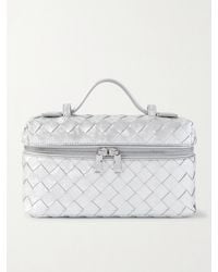 Bottega Veneta - Bang Bang Vanity Schultertasche Aus Intrecciato-Metallic-Leder - Lyst