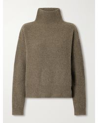 LeKasha - Verbier Ribbed Cashmere Turtleneck Sweater - Lyst