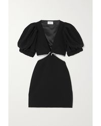 A.L.C. - Hazel Crystal-Embellished Cutout Cady Mini Dress - Lyst