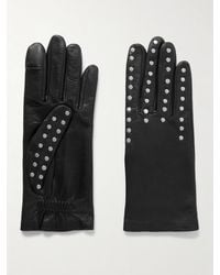 Agnelle - Studded Leather Gloves - Lyst