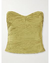 Ulla Johnson - Heleen Cropped Satin Tank - Lyst
