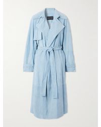 Proenza Schouler - Ramona Belted Suede Coat - Lyst