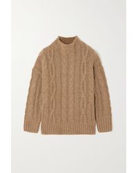 Vince Cable-knit Turtleneck Sweater - Multicolor