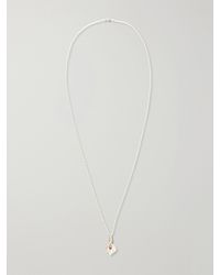 Le Sundial - Veil Drop Sterling Pendant Necklace - Lyst