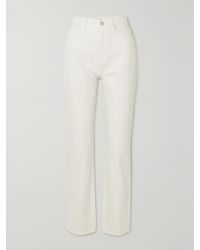 FRAME - Jean Droit Taille Haute Le High 'N' Tight - Lyst