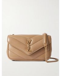 Saint Laurent - Loulou Mini Matelassè Leather Shoulder Bag - Lyst