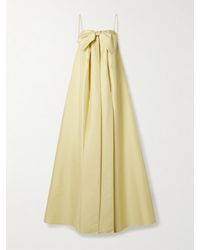 BERNADETTE - Estelle Bow-Embellished Taffeta Gown - Lyst