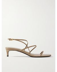 KHAITE - Loop Leather Sandals - Lyst