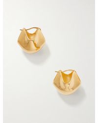KHAITE - Lotus Small-Plated Earrings - Lyst