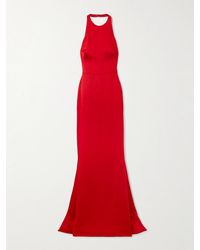 Givenchy - Robe Du Soir Dos Nu En Crêpe Satiné - Lyst