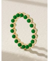 L'Atelier Nawbar - Atoms 18-Karat Diamond And Enamel Ring - Lyst