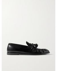 The Row - Tasseled Leather Loafers - Lyst