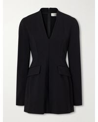 Sportmax - Tefrite Darted Crepe Mini Dress - Lyst
