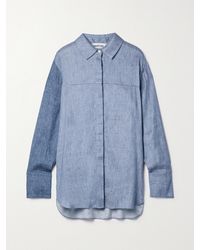 Partow - Juliette Two-Tone Chambray Shirt - Lyst