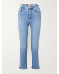 FRAME - The Pencil Cropped High-Rise Skinny Jeans - Lyst