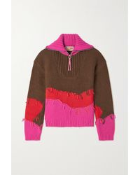 Varley Oberteil Mit Halbem Zipper mentone in Rot Damen Bekleidung Pullover und Strickwaren Sweatjacken 