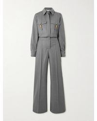 Stella McCartney - Combi-Pantalon En Serge De Laine À Ornements - Lyst