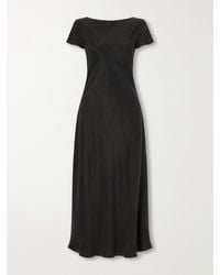 Leset - Kim Tencel-Blend Twill Midi Dress - Lyst