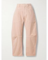 Nili Lotan - Shon Cotton-Blend Corduroy Tapered Pants - Lyst