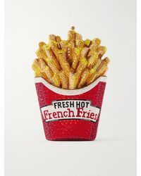 Judith Leiber - French Fries Fresh And Hot Crystal-Embellished-Tone Clutch - Lyst