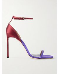 Tom Ford - 105 Two-Tone Satin Sandals - Lyst