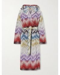 Missoni - Marea Striped Cotton-Terry Robe - Lyst