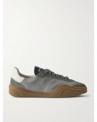 Acne Studios - Sneakers Aus Veloursleder Und Leder - Lyst
