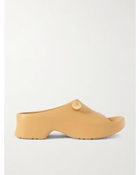Loewe - Paula's Ibiza Foam Pebble Embellished Rubber Slides - Lyst