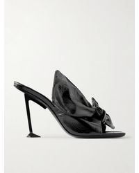 Givenchy - Boudoir Bow-Detailed Leather Mules - Lyst