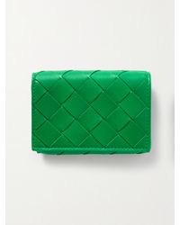 Bottega Veneta - Cassette Mini Portemonnaie Aus Intrecciato-Leder - Lyst