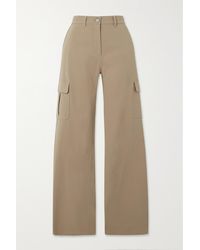 red and white cargo pants